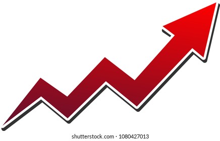 Red Improve Arrow