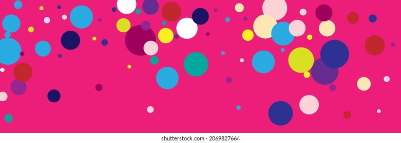 Red Indigo Color Kids Rainbow Circles Composition. Play Green Violet Blue Beige Background. Vibrant Pink Vivid Children Dark Print. White Bright Pastel Purple Multicolor Yellow Design Pic.