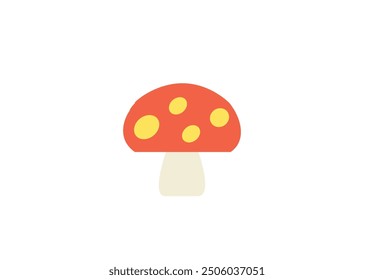 red indonesian healthy cartoon mushroom 