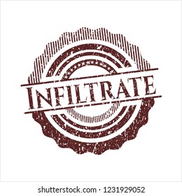 Red Infiltrate distress rubber seal