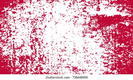 red ink smeared. red paint splattered. bloody background for a Halloween pattern. blood grunge texture monochrome. abstract vector illustration.