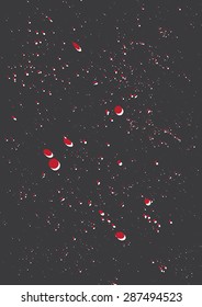 Red ink splash effect themed, texture design.