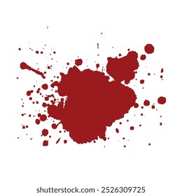 tinta vermelha splatter fundo ilustração vetor design