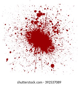Red Ink Splatter Background. illustration vector design