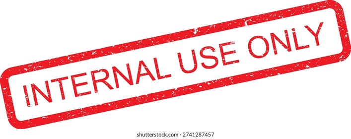 Red ink stamp with 