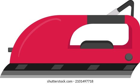 Hierro rojo, ilustración, vector sobre un fondo blanco.