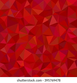 Red irregular triangle mosaic vector background design