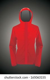 red jacket