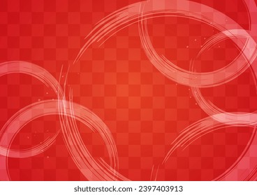 Red Japanese style image pattern and lattice background