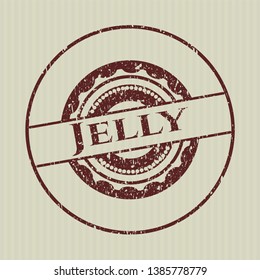 Red Jelly distressed rubber grunge texture stamp