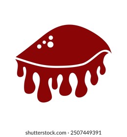 Red Jellyfish Vector Icon Design