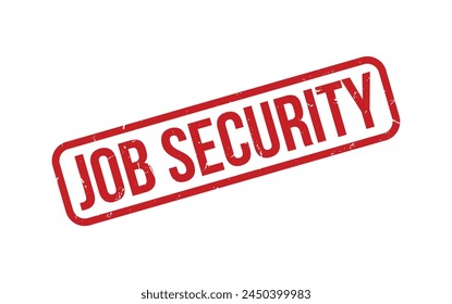 Sello de sello de goma de seguridad de trabajo rojo Vector