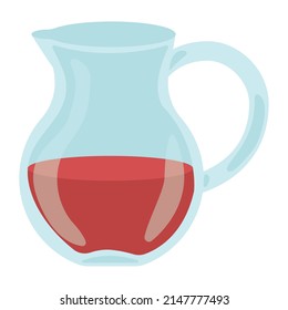 red juice jar drink icon
