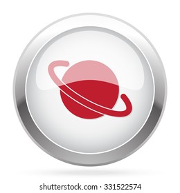 Red Jupiter Icon icon on chrome web button