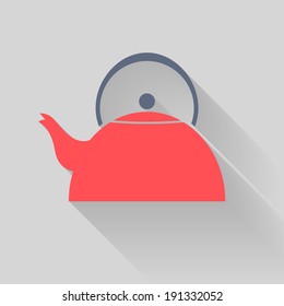 Red kettle icon.