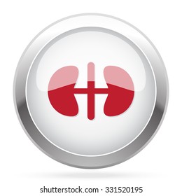 Red Kidneys icon on chrome web button