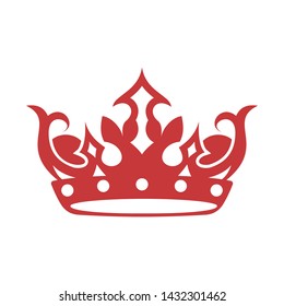 red kingdom logo design template