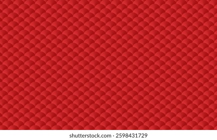 red knitted pattern, chinese background, 3d knitted fabric template