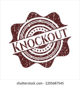 Red Knockout rubber texture