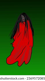 Red Kuntilanak is more scary than white. this ghost is from indonesian.