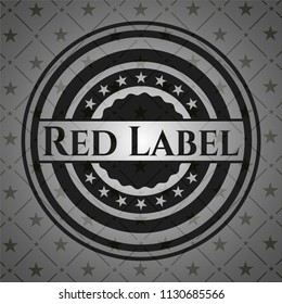 Red Label dark badge