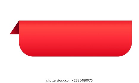 Red label, price sticker, sale sticker, shopping label, tag, discount, special offer, 50% off, vector