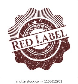 Red Red Label rubber seal