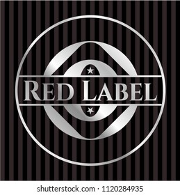 Red Label silver emblem