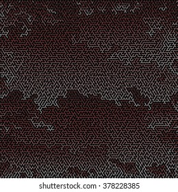 Red Labyrinth Background. Kids Maze