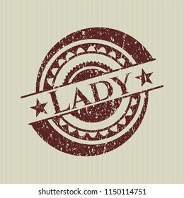 Red Lady rubber texture