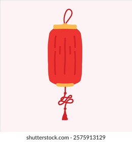 a red lamp design from chinesse new year vector