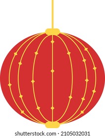 Red Lantern Chinese new year suitable for placed content