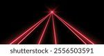 Red laser beams, concert or nightclub spotlights light effect.