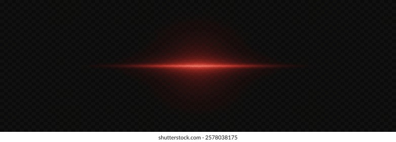 Red laser beams of light. Vector EPS10