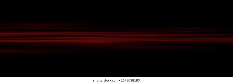 Red laser beams of light. Vector EPS10