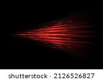 Red laser beams. Speed, supersonic wave. Twinkling light effect. Warm or hot air flow. 