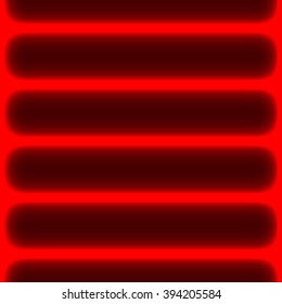 Red laser beams. Vector illustration.