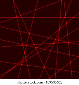 red laser light beam