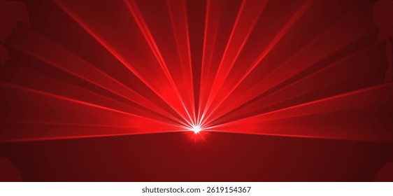 Red lasers background., glowing rays or neon beams, bright futuristic backdrop..