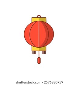 red latern vector for chinese new year