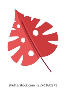 Red leaf Jurassic period element