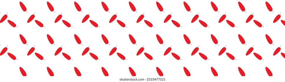 padrão de padrão de folha vermelha em plano de fundo transparente