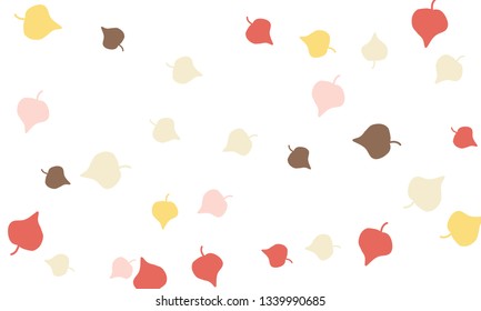 Red leaf texture. Leaf texture background.