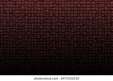 Red leather texture effect design. abstract vector illustration.