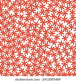 Red leaves pattern, decorative repeating images.