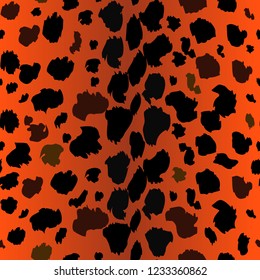 Red Leopard pattern, print, vector, illustration, seamless, wallpaper, background, texture, transparency eps10