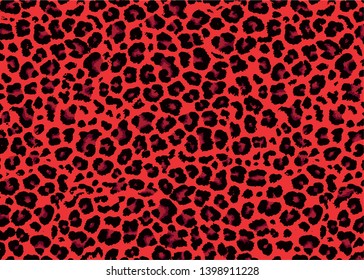 cheetah print red