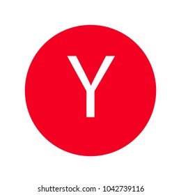 Red Letter Y.Icon