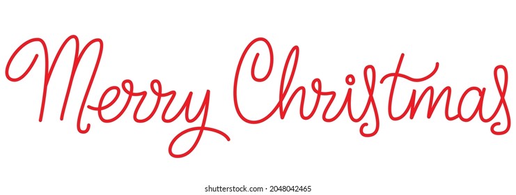 Red letters. Merry Christmas. Thank you for your kindness over the past year. I hope that this year will be good again.