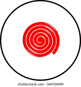 red licorice wheel symbol